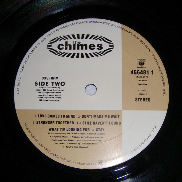 The Chimes - The Chimes | CBS (466481 1) - 4 The Chimes - The Chimes | CBS (466481 1) - 4