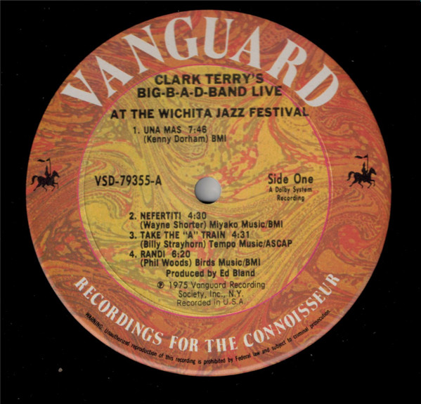 Clark Terry's Big Bad Band - Clark Terry's Big-B-a-d-Band Live At The Wichita Jazz Festival 1974 | Vanguard (VSD 79355) - 3