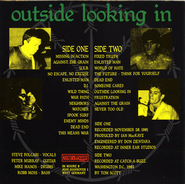 Artificial Peace - Outside Looking In | Lost And Found Records (LF 009) - 2