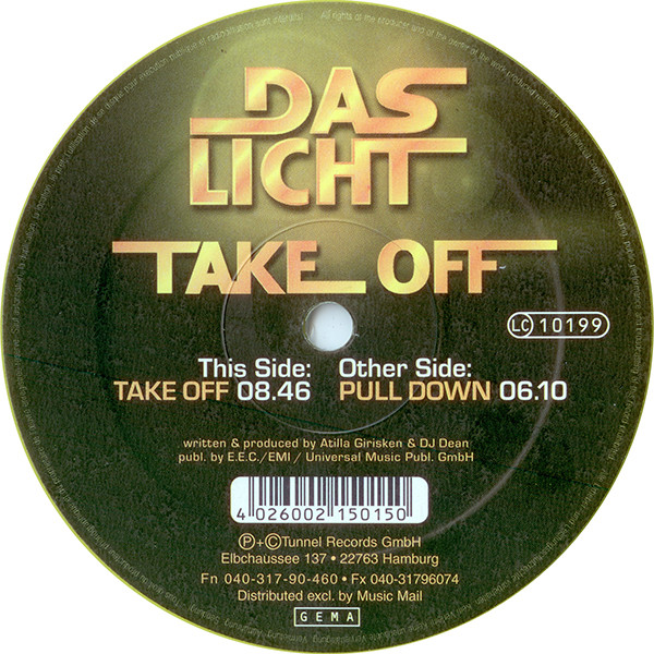 Das Licht - Take Off | Push Up Records (PU 5015) - 3