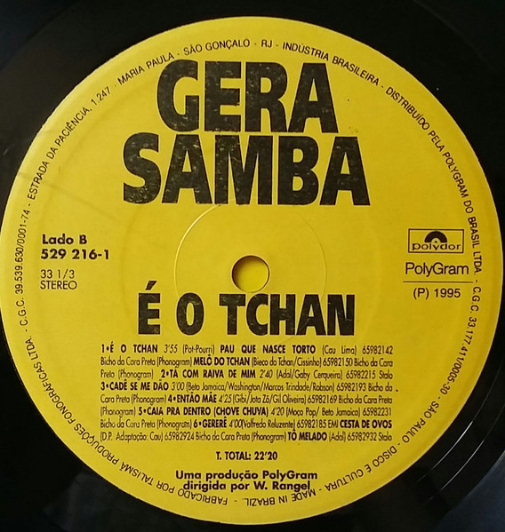 Gera Samba - É O Tchan | Polydor (529 216-1) - 4 Gera Samba - É O Tchan | Polydor (529 216-1) - 4