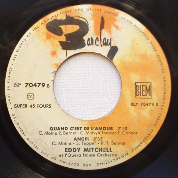 Eddy Mitchell et Opéra House Orchestra - Mais Reviens-moi | Barclay (70.479 M) - 2