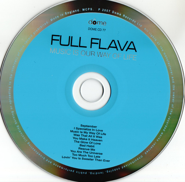 Full Flava - Music Is Our Way Of Life | Dome Records (DOME CD 77) - 3