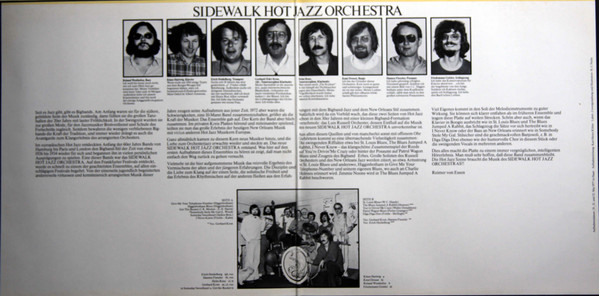 Sidewalk Hot Jazz Orchestra - Sidewalk Hot Jazz Orchestra | JG-Records (JG 040) - 2