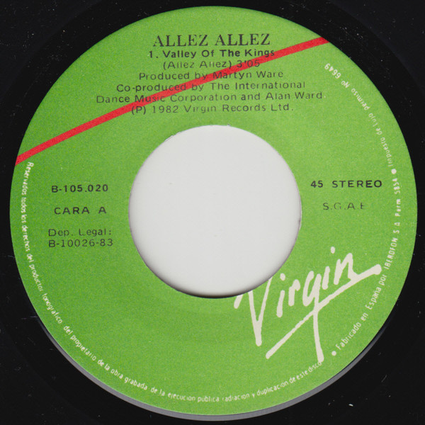 Allez Allez - Valley Of The Kings | Virgin (B-105020) - 3