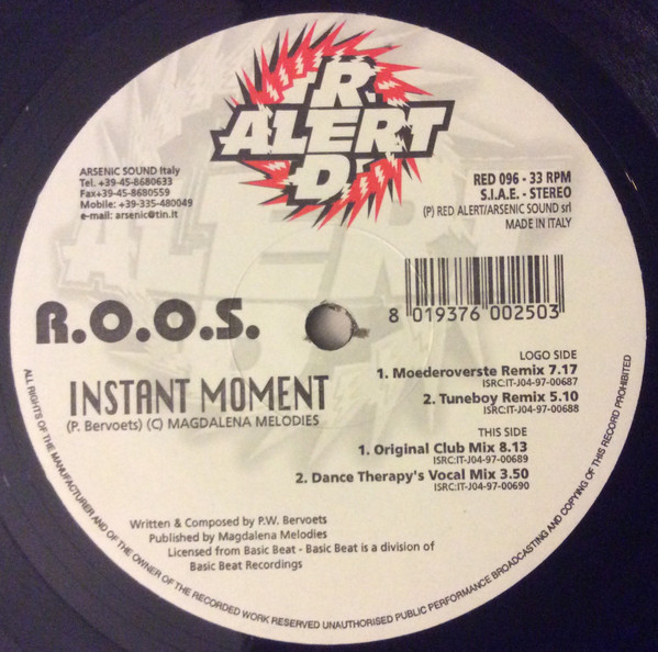 R.O.O.S. - Instant Moment | Red Alert (RED 096)
