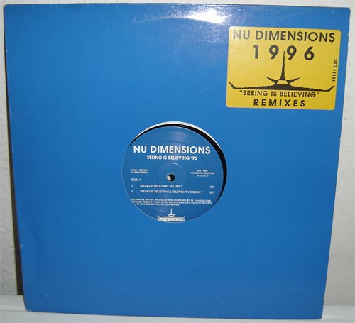 Nu Dimensions - Seeing Is Believing '96 | Stealth Records (STR 11496) - 3 Nu Dimensions - Seeing Is Believing '96 | Stealth Records (STR 11496) - 3