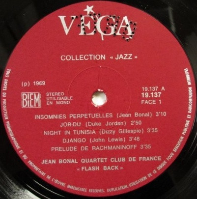 Quartet Club De France - Flash Back | Vega (19137) - 2 Quartet Club De France - Flash Back | Vega (19137) - 2