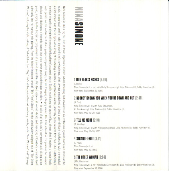 Nina Simone - The Essential Nina Simone | Verve Records (314 518 165-2) - 4