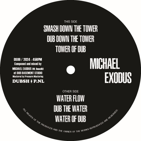 Michael Exodus - Smash Down The Tower / Water Flow | Dubshop.nl Records (DS06) - main