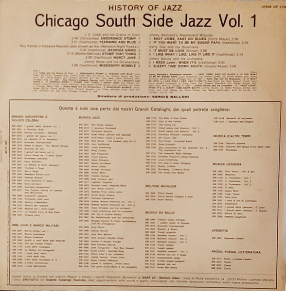 Various - Chicago South Side Jazz Vol. 1 | Joker (SM 3128) - 2 Various - Chicago South Side Jazz Vol. 1 | Joker (SM 3128) - 2