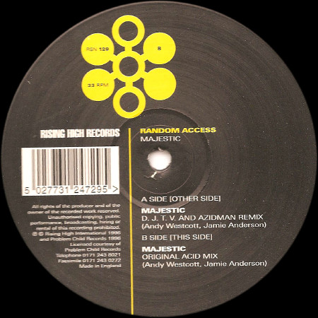 Random Access - Majestic | Rising High Records (RSN 129) - main Random Access - Majestic | Rising High Records (RSN 129) - main