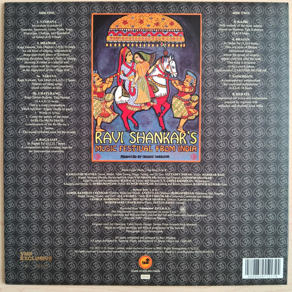 Ravi Shankar - Ravi Shankar's Music Festival From India | Dark Horse Records (DH0020) - 2