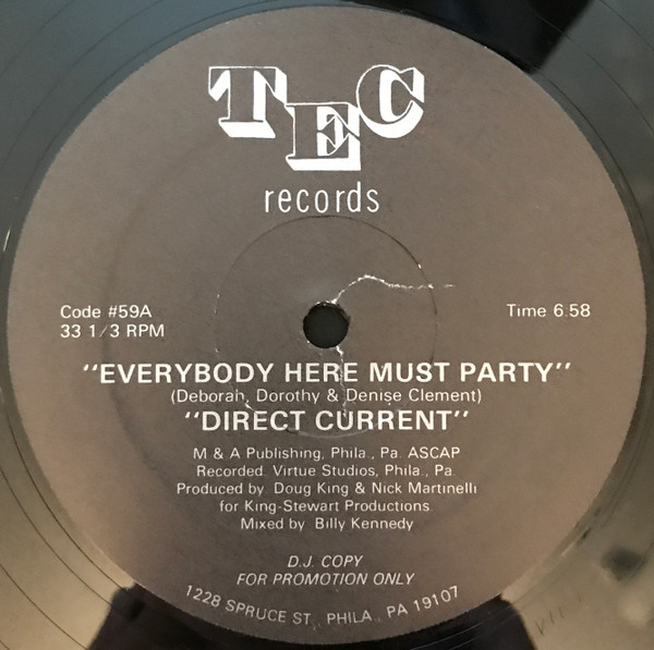 Direct Current - Everybody Here Must Party | TEC Records (#59) - main Direct Current - Everybody Here Must Party | TEC Records (#59) - main