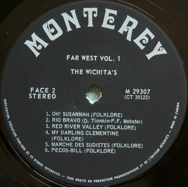 The Wichita's Orchestra - Far West, Vol.1 | Monterey (M-29307) - 4 The Wichita's Orchestra - Far West, Vol.1 | Monterey (M-29307) - 4