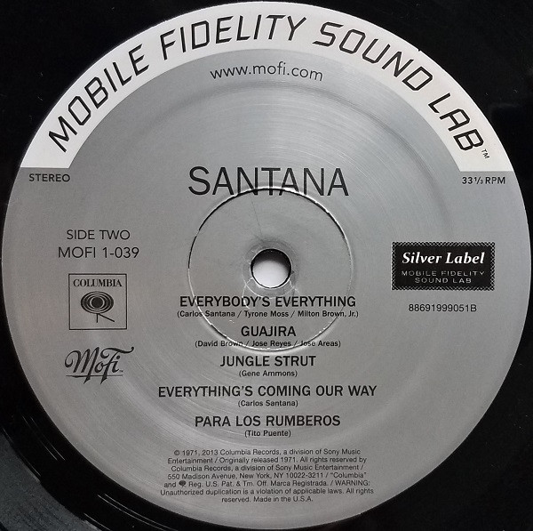 Santana - Santana III | Mobile Fidelity Sound Lab (MOFI 1-039) - 4