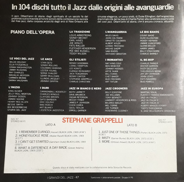 Stéphane Grappelli - Stephane Grappelli | Fabbri Editori (GdJ 47) - 2 Stéphane Grappelli - Stephane Grappelli | Fabbri Editori (GdJ 47) - 2