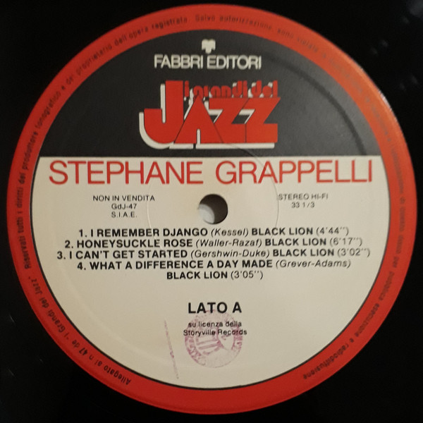 Stéphane Grappelli - Stephane Grappelli | Fabbri Editori (GdJ 47) - 3 Stéphane Grappelli - Stephane Grappelli | Fabbri Editori (GdJ 47) - 3