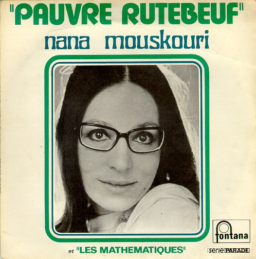 Nana Mouskouri - Pauvre Rutebeuf (Et Les Mathématiques) | Fontana (6010 038) - main