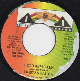 Tristan Palmer - Let Them Talk | I & I Foundation Records (I&I 0043) - main