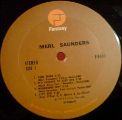 Merl Saunders - Merl Saunders | Fantasy (F-9460) - 2