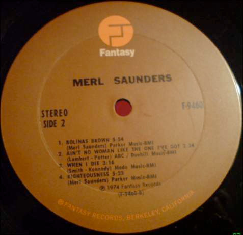 Merl Saunders - Merl Saunders | Fantasy (F-9460) - 3
