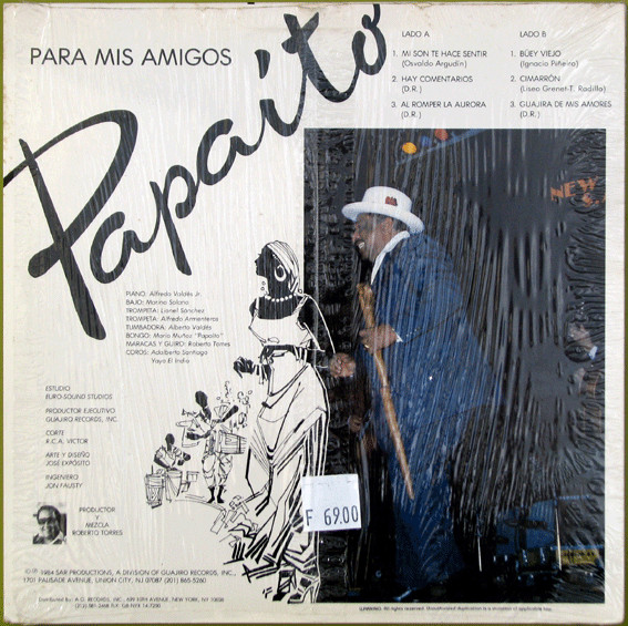 Papaito - Para Mis Amigos | SAR Records (SLP 1040) - 2 Papaito - Para Mis Amigos | SAR Records (SLP 1040) - 2