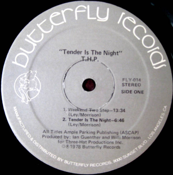 THP Orchestra - THP #2 - Tender Is The Night | Butterfly Records (FLY-014) - 3 THP Orchestra - THP #2 - Tender Is The Night | Butterfly Records (FLY-014) - 3