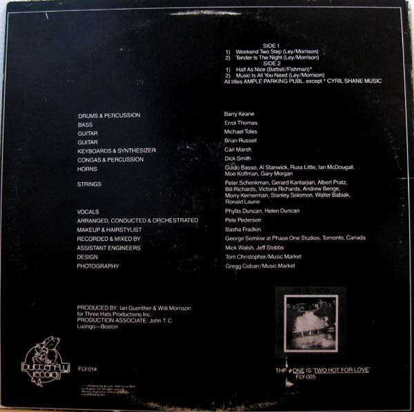 THP Orchestra - THP #2 - Tender Is The Night | Butterfly Records (FLY-014) - 2 THP Orchestra - THP #2 - Tender Is The Night | Butterfly Records (FLY-014) - 2