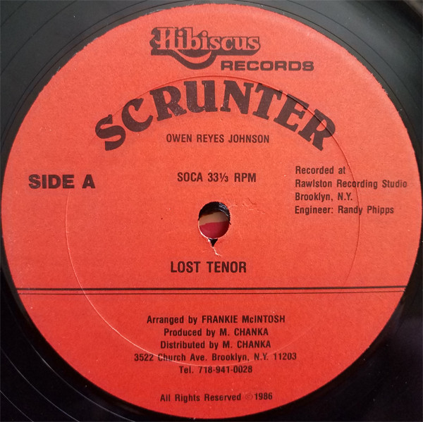 Scrunter - Soca Bacchanal | Hibiscus Records (NC 0011) - 3