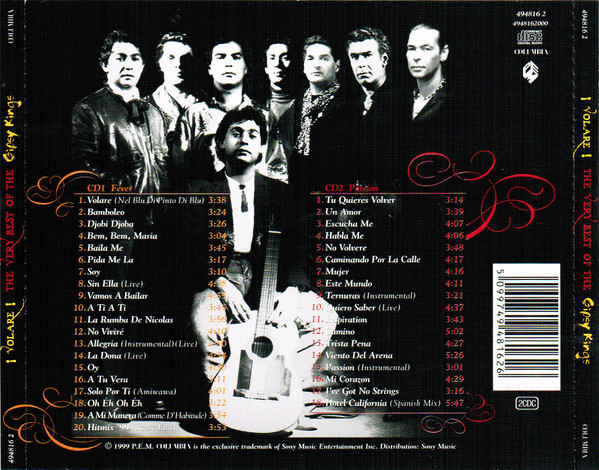 Gipsy Kings - ¡Volare! (The Very Best Of The Gipsy Kings) | Columbia (494816 2) - 2 Gipsy Kings - ¡Volare! (The Very Best Of The Gipsy Kings) | Columbia (494816 2) - 2