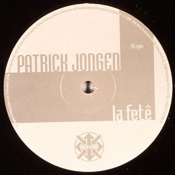 Patrick Jongen - La Fête | EDM (EDM 059-1)