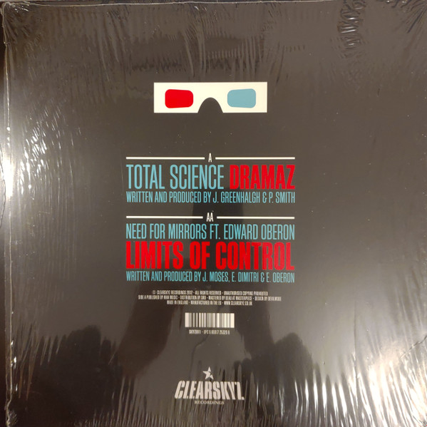 Total Science / Need For Mirrors Featuring Edward Oberon - Dramaz / Limits Of Control | Clear Skyz (SKYZ011) - 2