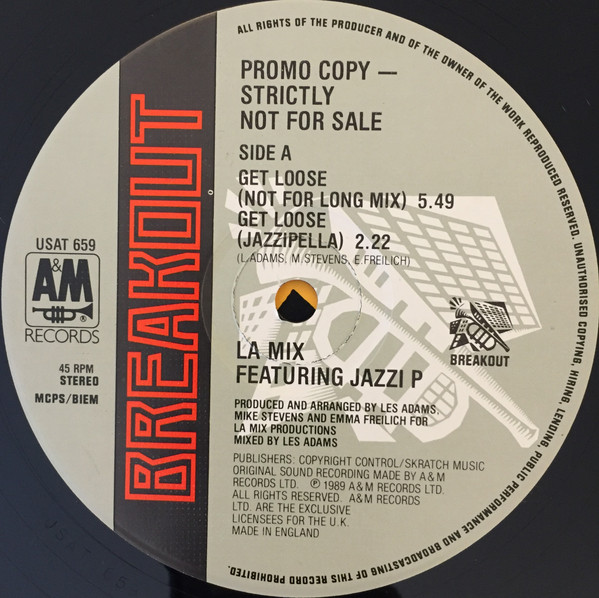 L.A. Mix Featuring Jazzi P - Get Loose (Not For Long Mix) | Breakout (USAT 659) - 3