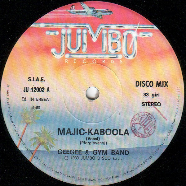 GeeGee & Gym Band - Majic-Kaboola | Jumbo Records (JU 12002) - 4