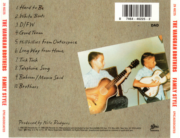 The Vaughan Brothers - Family Style | Epic Associated (ZK 46225) - 2 The Vaughan Brothers - Family Style | Epic Associated (ZK 46225) - 2
