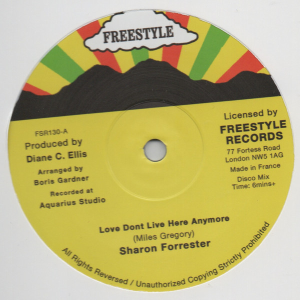 Sharon Forrester - Love Don't Live Here Anymore | Freestyle Records (FSR130) Sharon Forrester - Love Don't Live Here Anymore | Freestyle Records (FSR130)