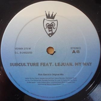 Subculture - My Way | Vendetta Records (VENMX 275) - 3