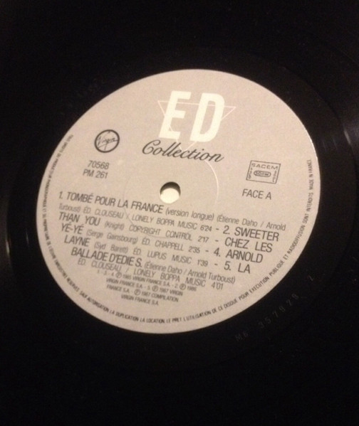 Etienne Daho - E.D. Collection | Virgin (70568) - 4