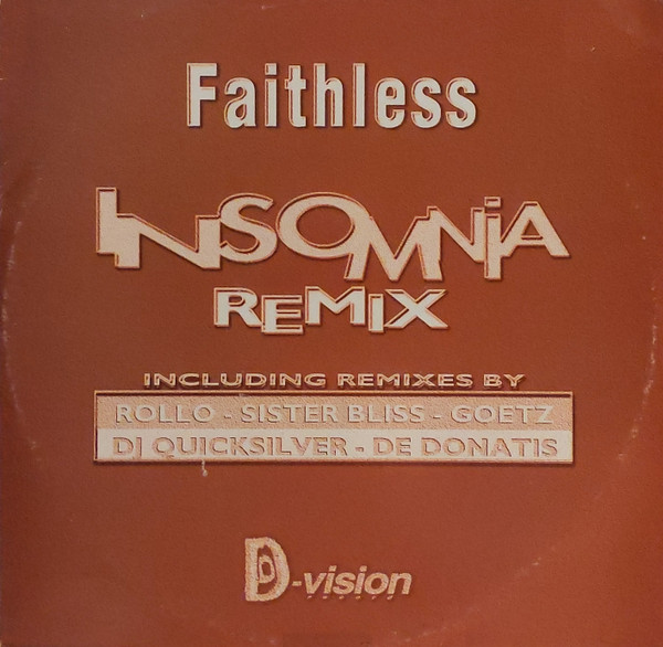 Faithless - Insomnia (Remix) | D:vision Records (DVR 130) - main