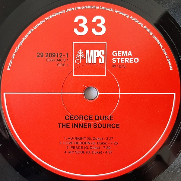 George Duke - The Inner Source | MPS Records (29 20912-1) - 4
