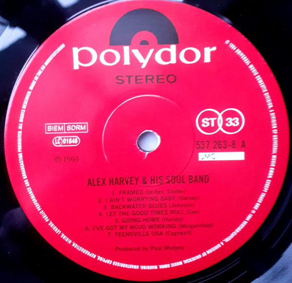 Alex Harvey & His Soul Band - Alex Harvey And His Soul Band | Polydor (537 263-8) - 3