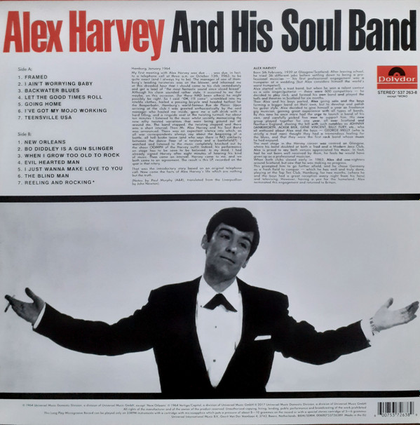 Alex Harvey & His Soul Band - Alex Harvey And His Soul Band | Polydor (537 263-8) - 2