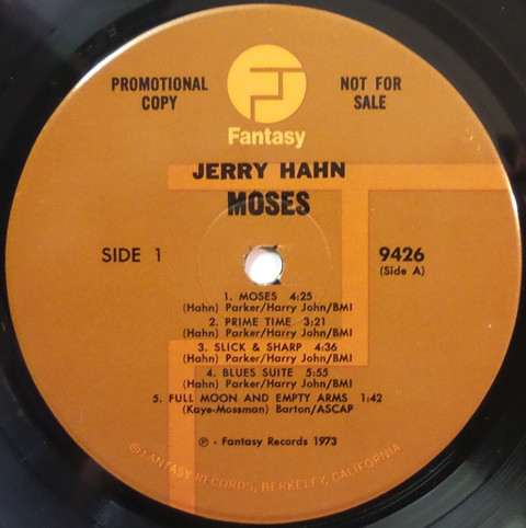 Jerry Hahn - Moses | Fantasy (9426) - 3 Jerry Hahn - Moses | Fantasy (9426) - 3