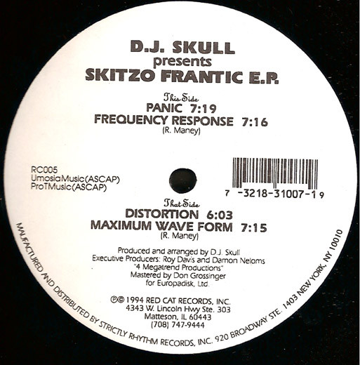 DJ Skull - Skitzo Frantic E.P. | Red Cat Records (RC005) - main