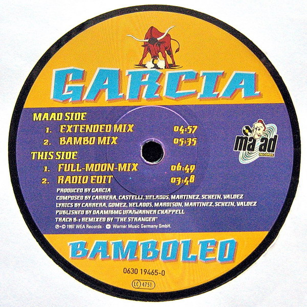 Garcia - Bamboleo | Maad Records (0630 19465-0) - 4