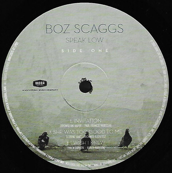 Boz Scaggs - Speak Low | Decca (B0012025-01) - 2 Boz Scaggs - Speak Low | Decca (B0012025-01) - 2