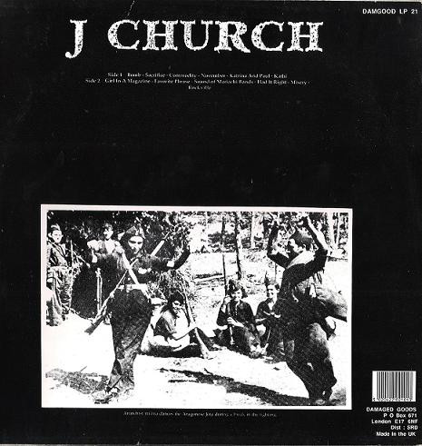 J Church - Camels, Spilled Corona And The Sound Of Mariachi Bands | Damaged Goods (DAMGOOD LP 21) - 2