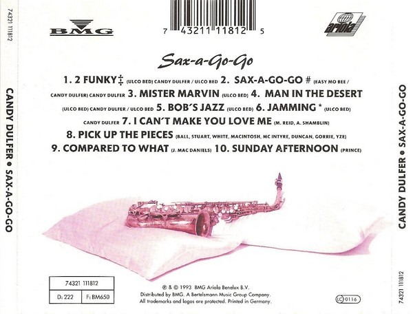 Candy Dulfer - Sax-A-Go-Go | Ariola (74321 111812) - 2