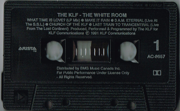The KLF - The White Room | Arista (AC-8657) - 3 The KLF - The White Room | Arista (AC-8657) - 3